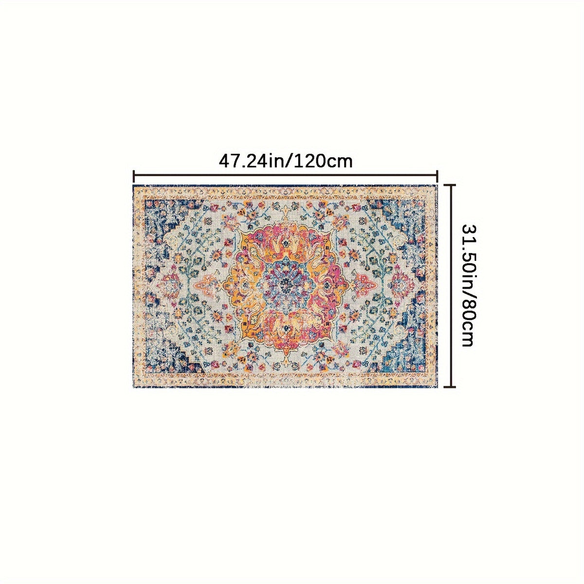 Vintage Bohemian Outdoor Camping Mat - Machine Washable