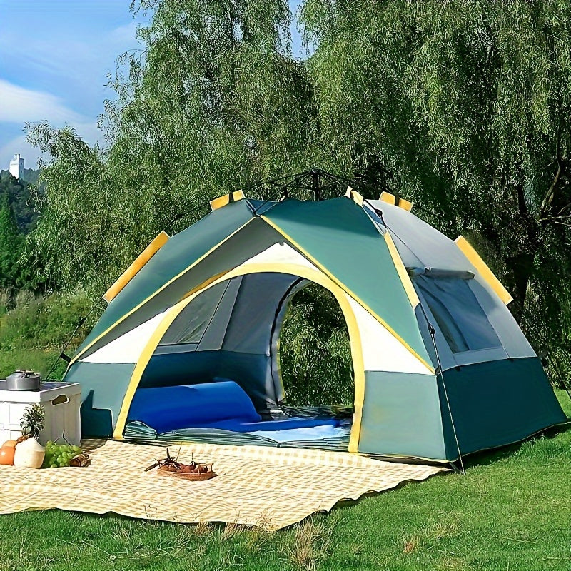 2-3 Person, Lightweight Tent with Double Windproof Doors and Mosquito Net