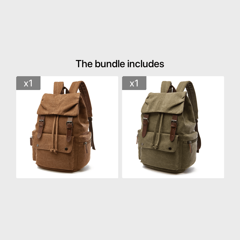 Outdoor Leisure Retro Canvas Travel Backpack