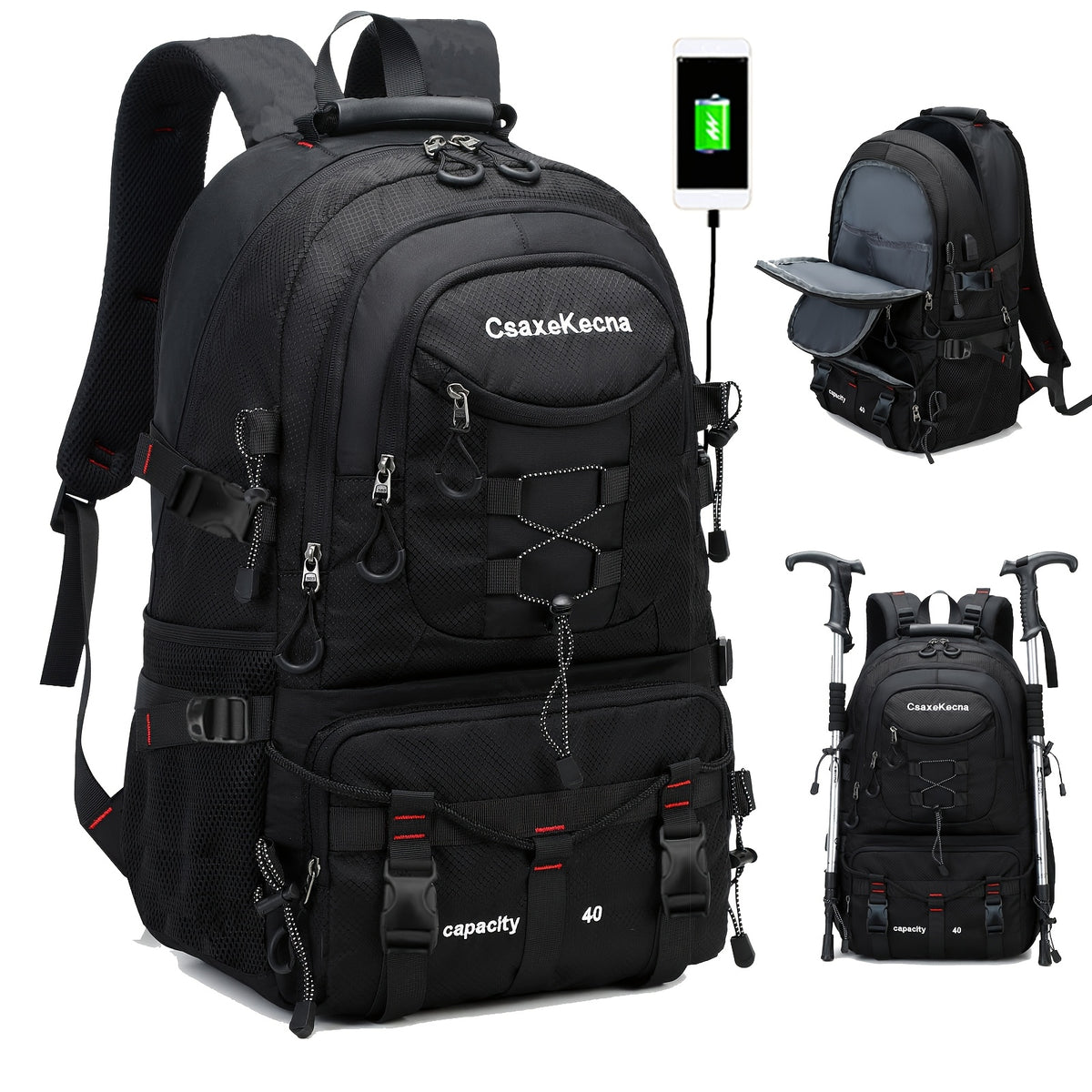 17-inch Laptop Compatible Durable Polyester Backpack