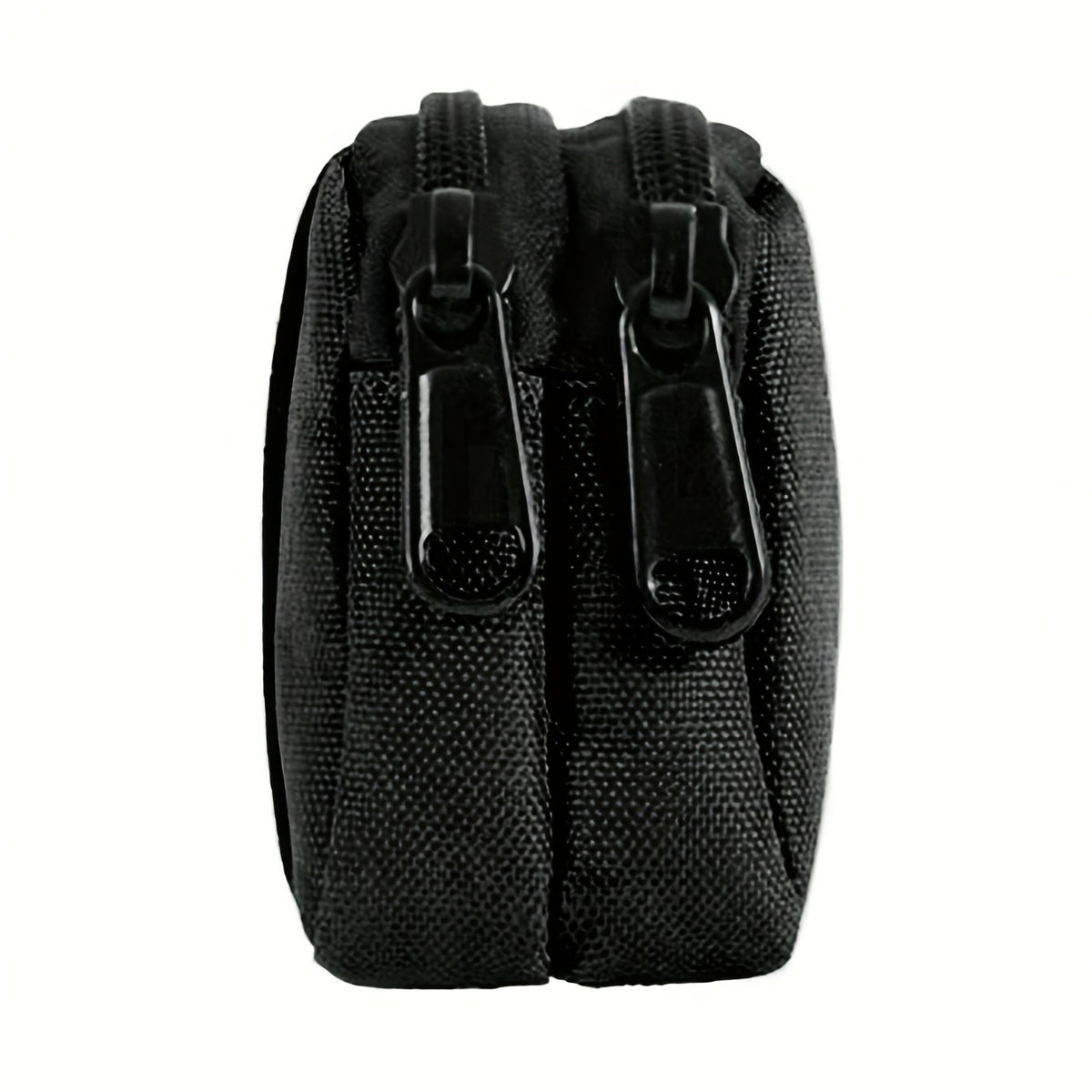 Simple Black Outdoor Fanny Bag, Men's Waist Bag