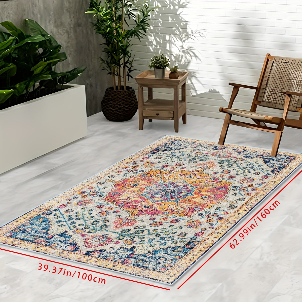Vintage Bohemian Outdoor Camping Mat - Machine Washable