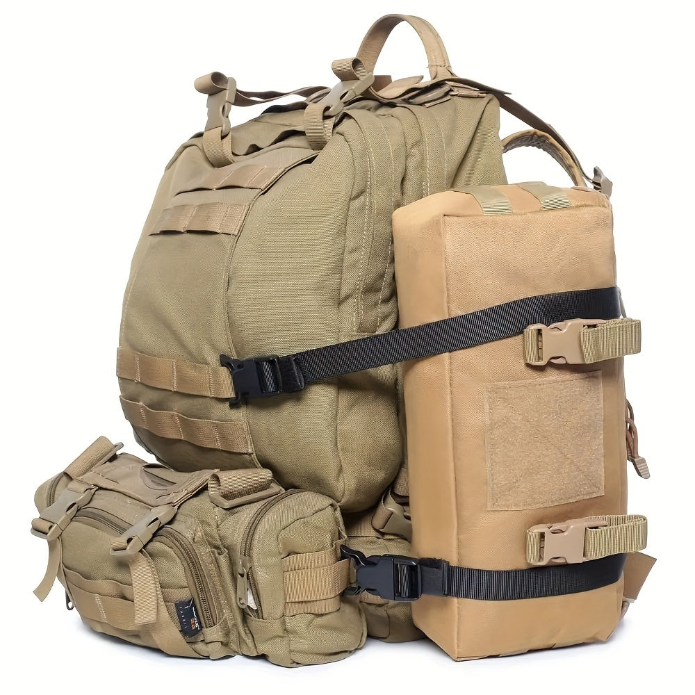 2pcs Molle Straps With Buckle Clips