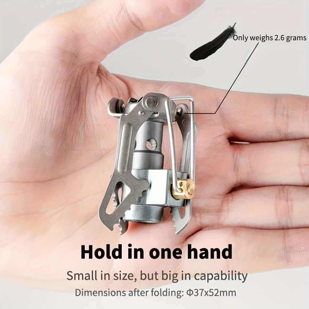 Ultralight Titanium Alloy Backpacking Stove Portable Propane