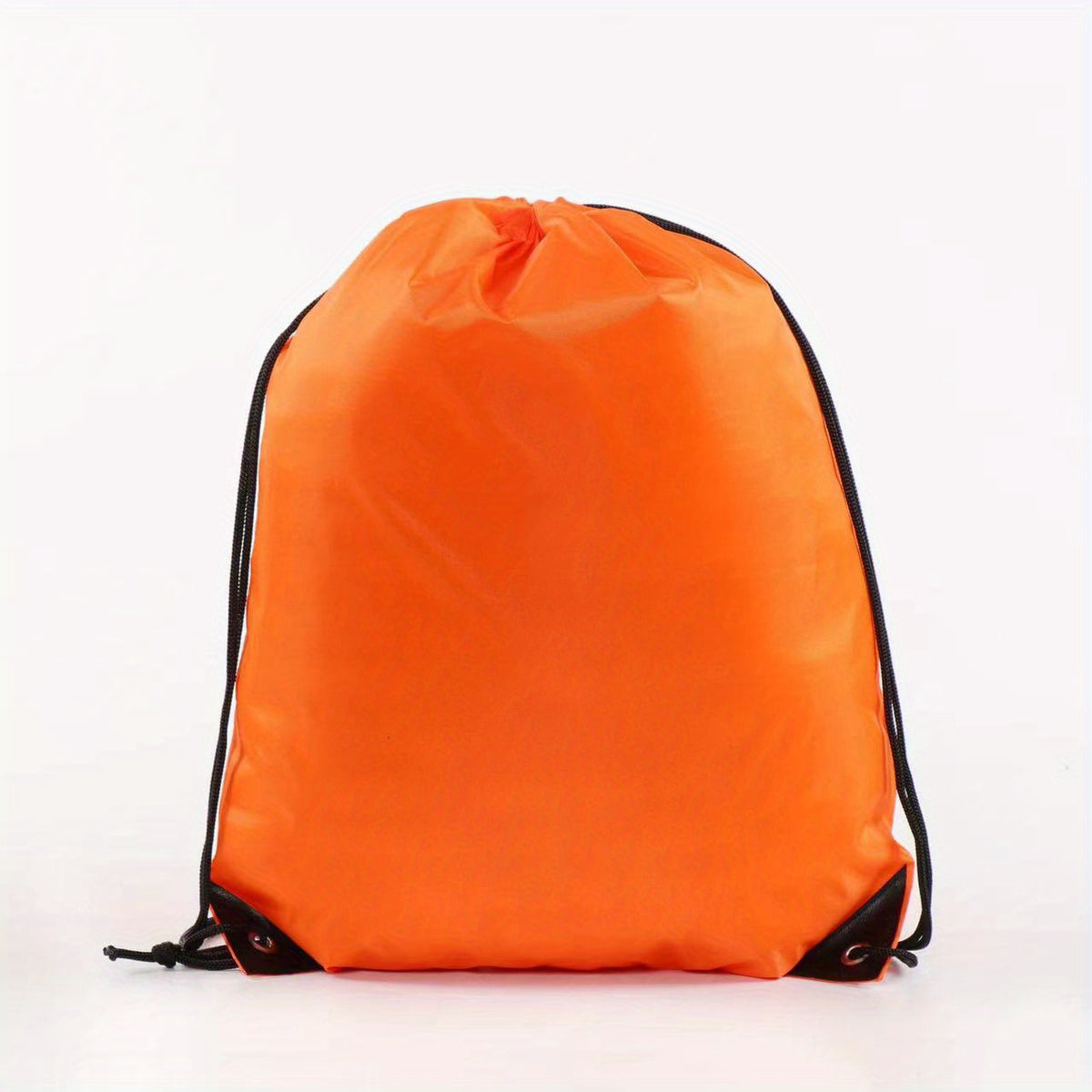 Vibrant Nylon Drawstring Backpack  16"- Lightweight & Durable