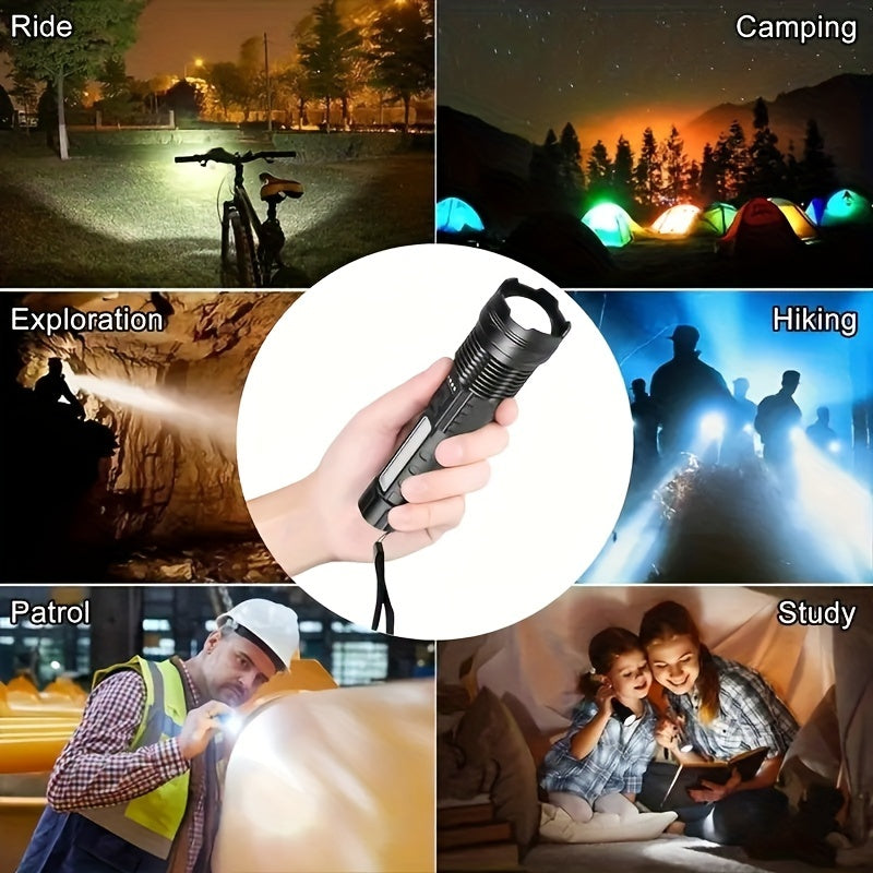 Super Powerful Rechargeable LED Torch Flood Light
