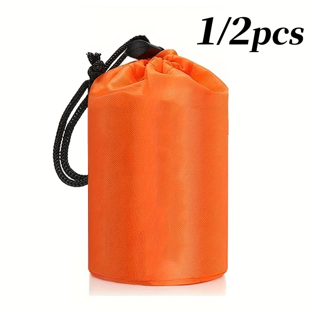 1/2pcs Outdoor Sleeping Bag, Emergency Camping Hiking Sleeping Bag