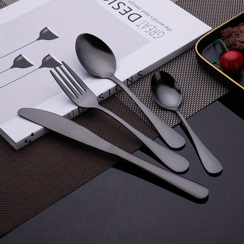 16pcs/24pcs tableware stainless steel knife, fork and spoon set