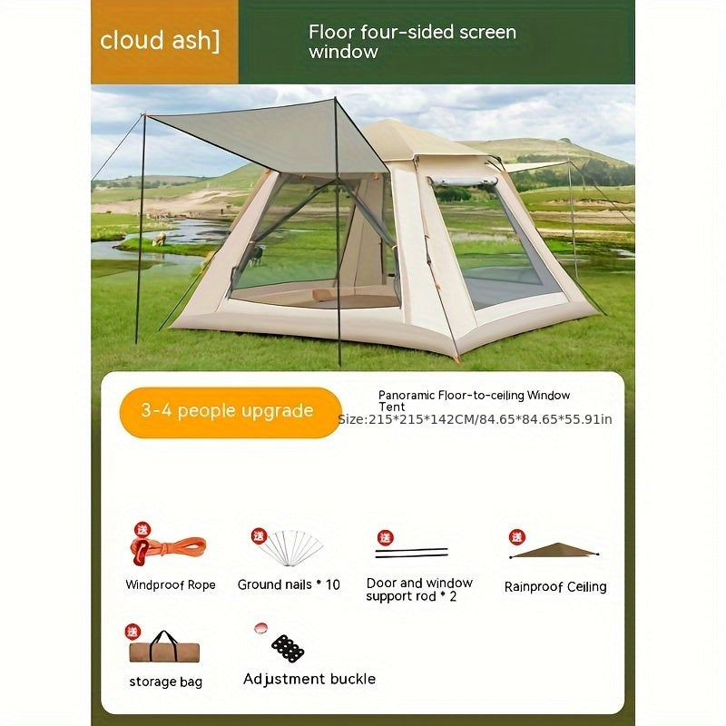 Spacious Outdoor Shelter with Universal Car Compatibility