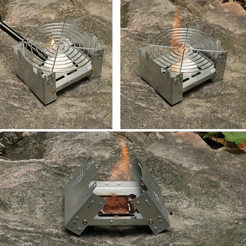 Ultra-Portable Lightweight Folding Pocket Stove