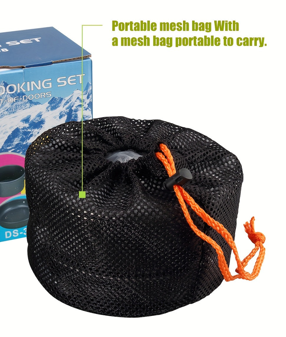 Non-stick  Foldable Camping Cookware Set,