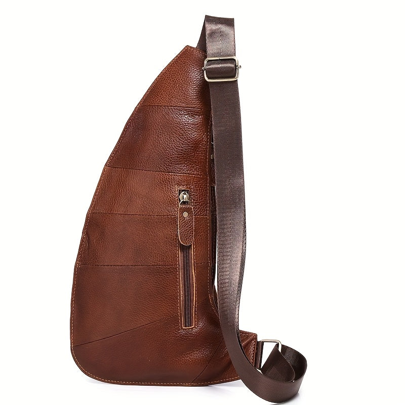 Vintage Genuine Leather Sling Bag