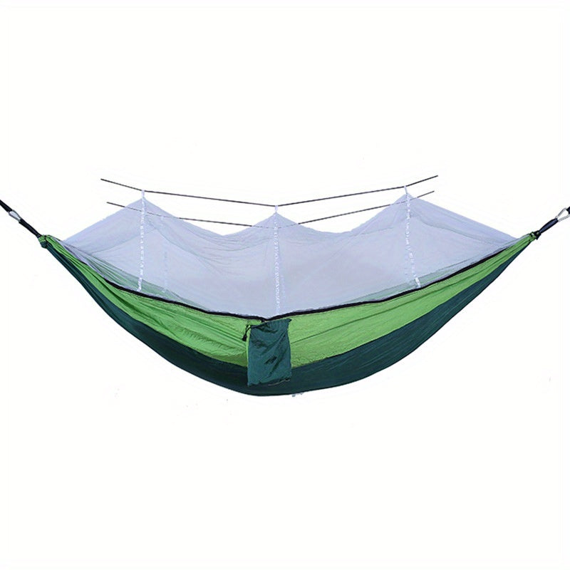 Anti-Rollover Double Hammock with Mosquito Net