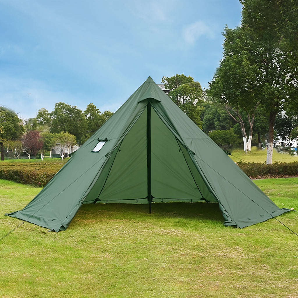 Waldmate 4-Season Hot Tent with Stove Jack & Snow Skirt, 6.89ft Standing Room