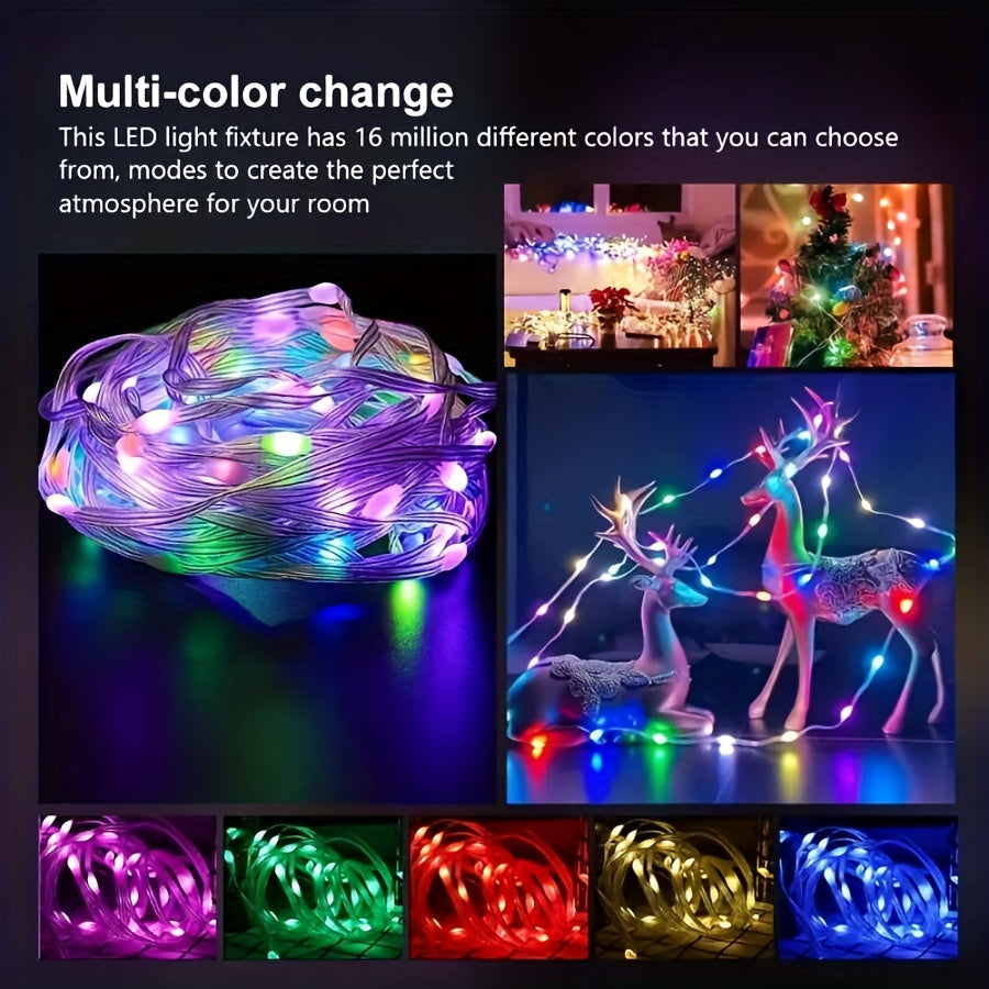 IP65 Waterproof RGB+IC Light With USB Infrared Remote Control