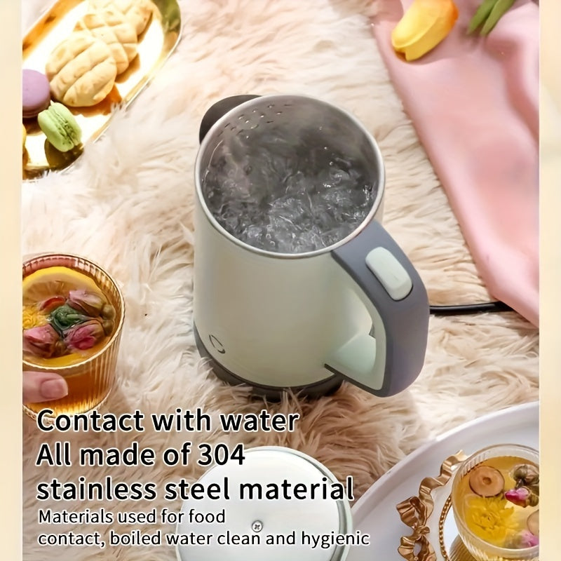 Small Electric Kettle with Detachable Rotating Storage Base
