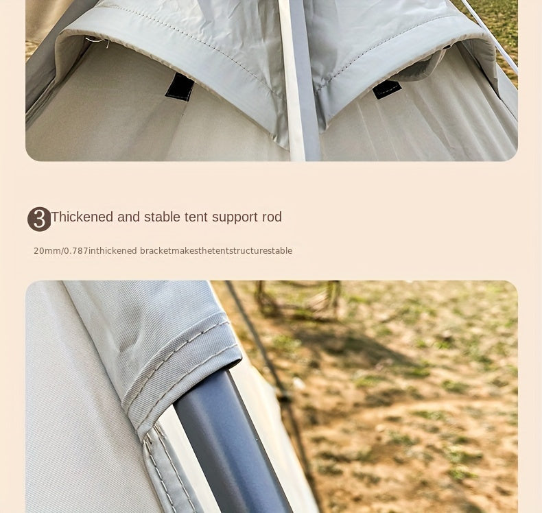 Luxury Pyramid Tent With Sky Curtain