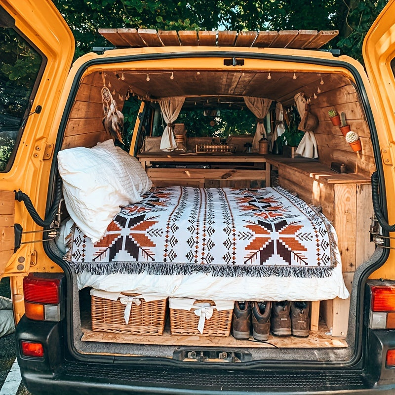 35" x 59" Bohemian Carpet Picnic Mat