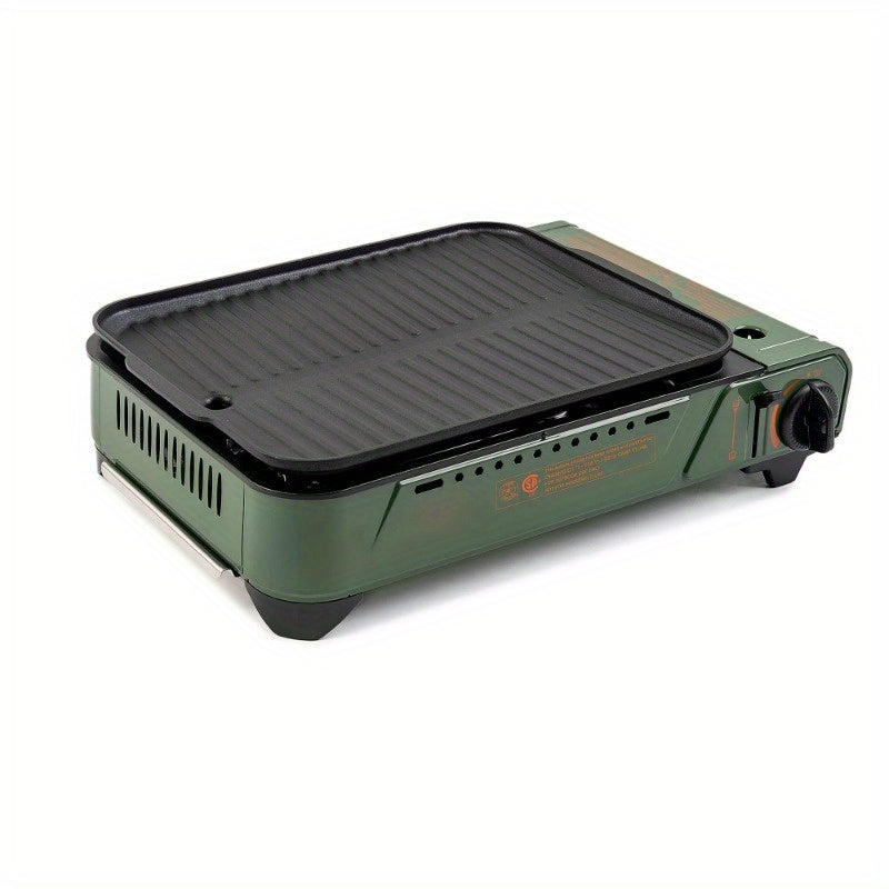 Outdoor Butane Griddle, 7650 BTU with 15"x12" Cast Aluminum griddle