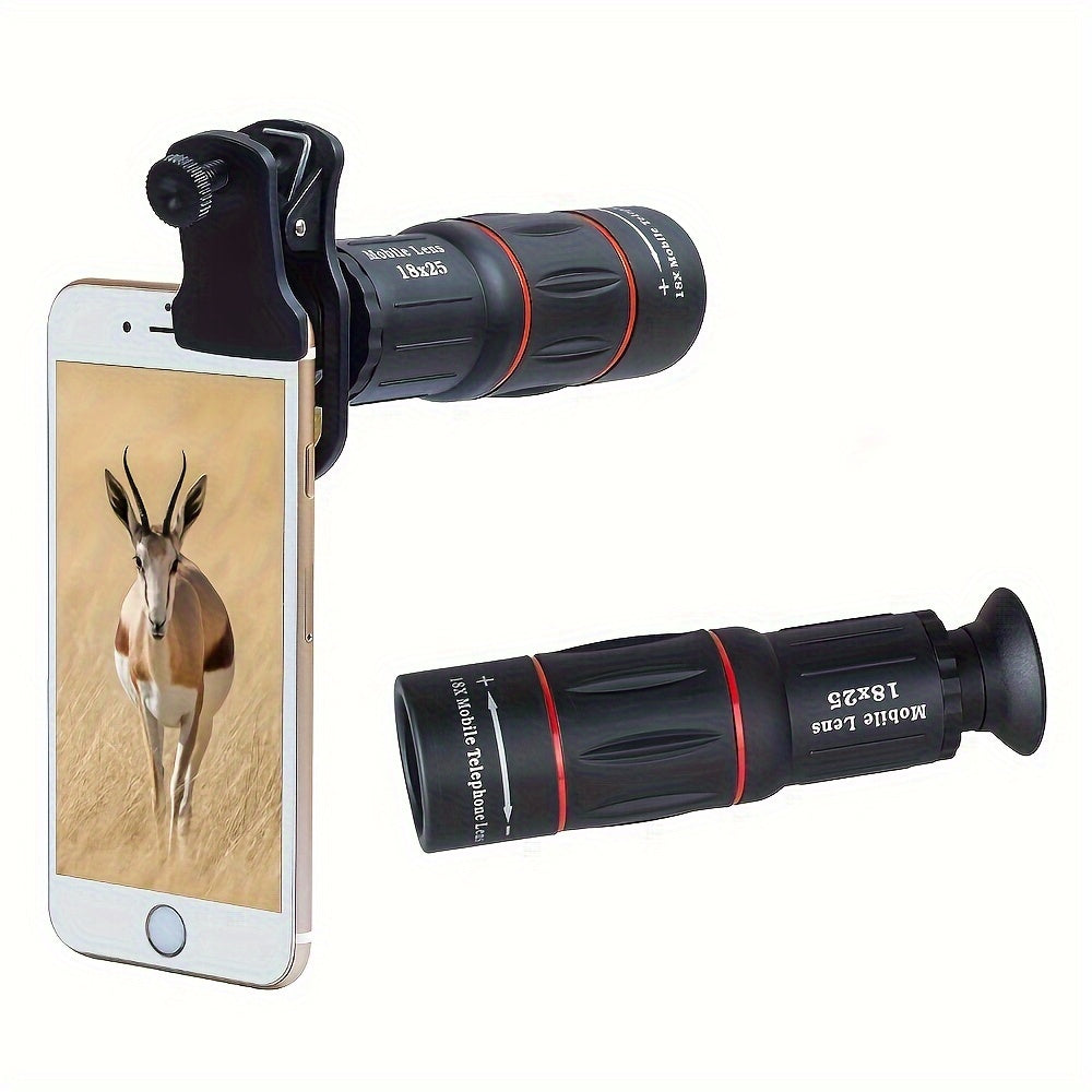 18X Monocular Zoom Lens Telephoto Lens - High-Power Zoom