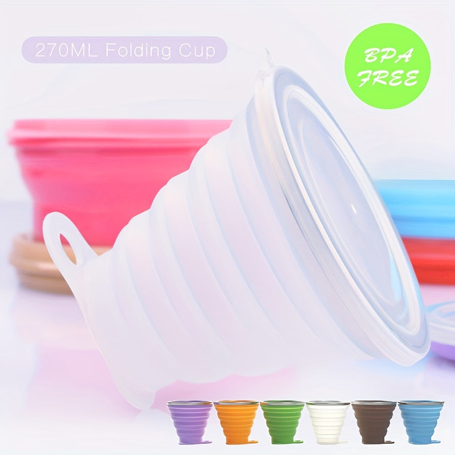 270ml Durable Silicone Folding Water Cup