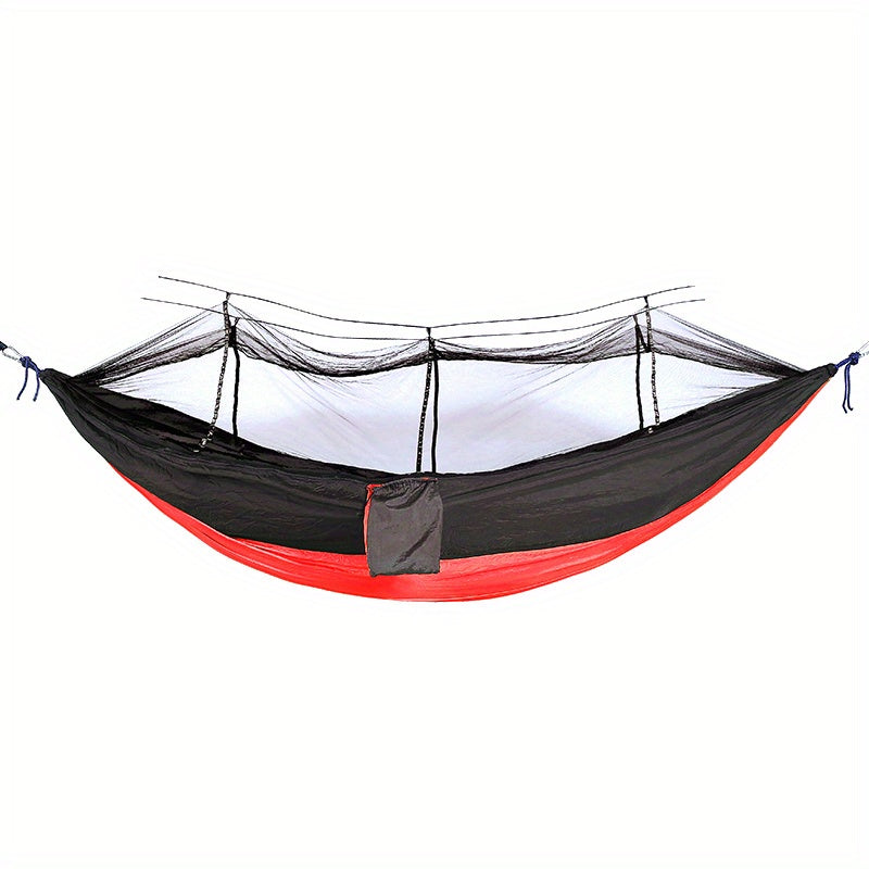 Anti-Rollover Double Hammock with Mosquito Net