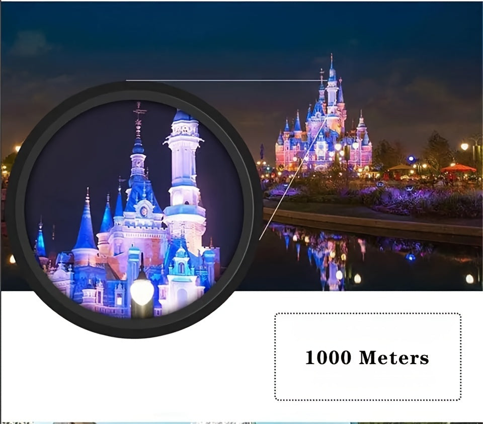 Zoom Telescope Professional BAK4 HD Powerful Binoculars Long Range