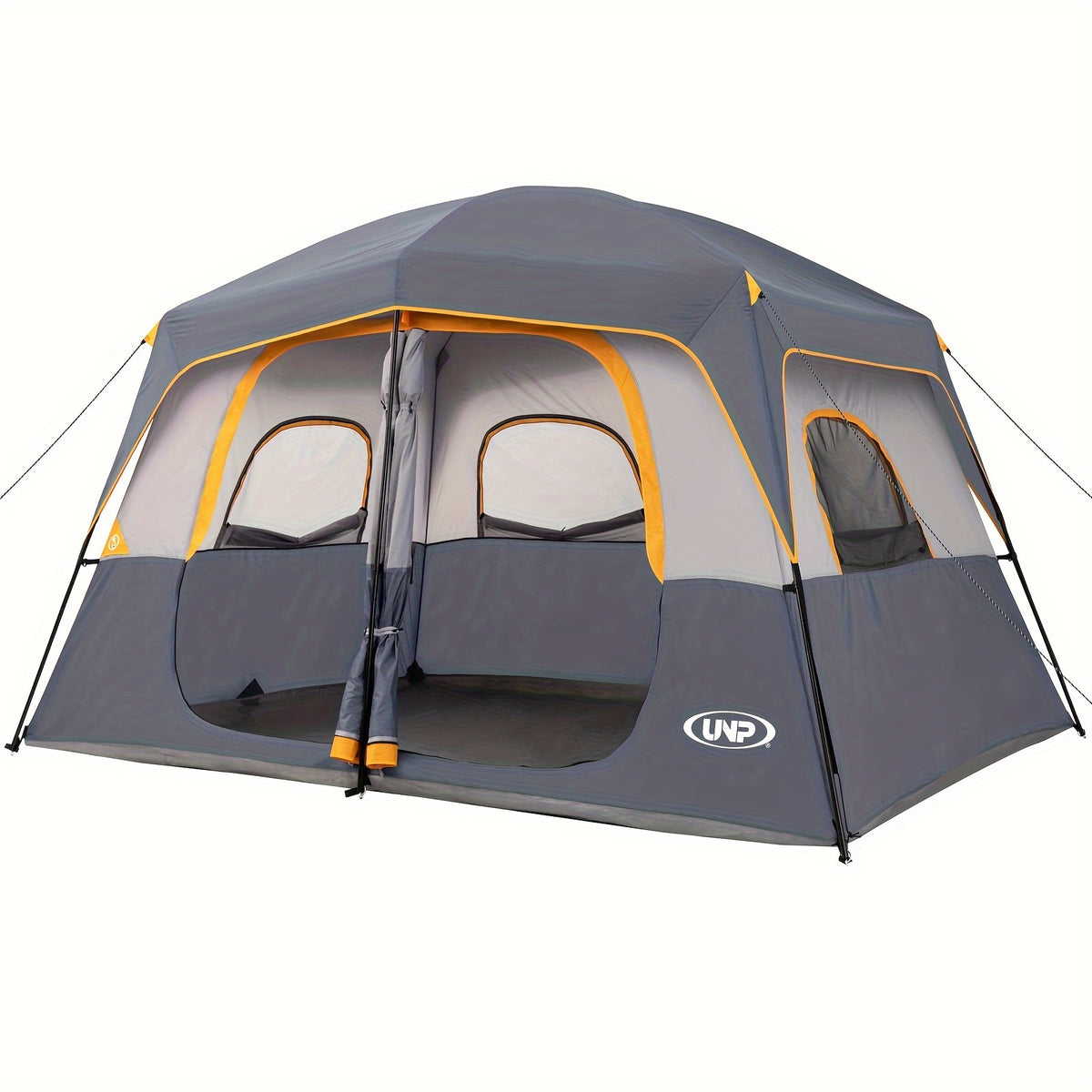 Camping Tent 8 Person, Waterproof Windproof Family Tent with Rainfly