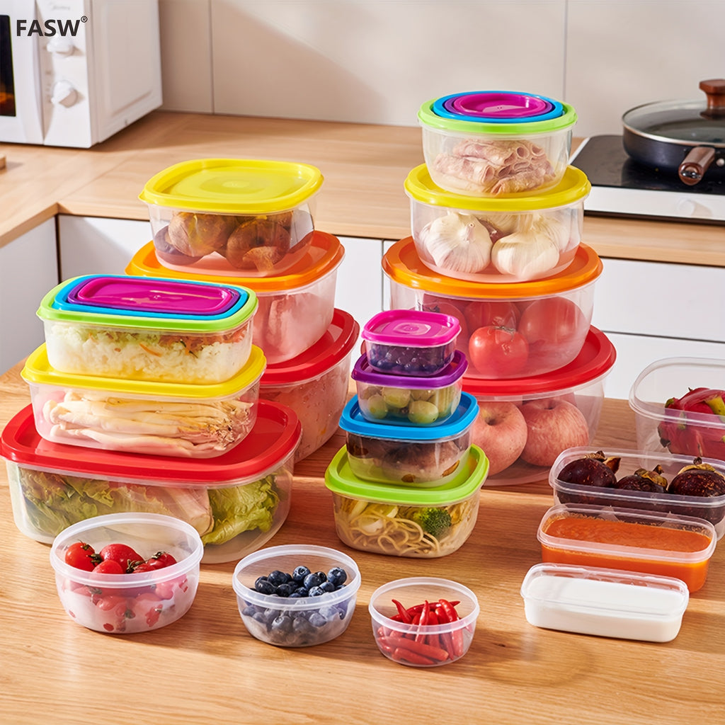 Fresh-keeping Box 4/5/6pcs Set with Lid Food Storage Container