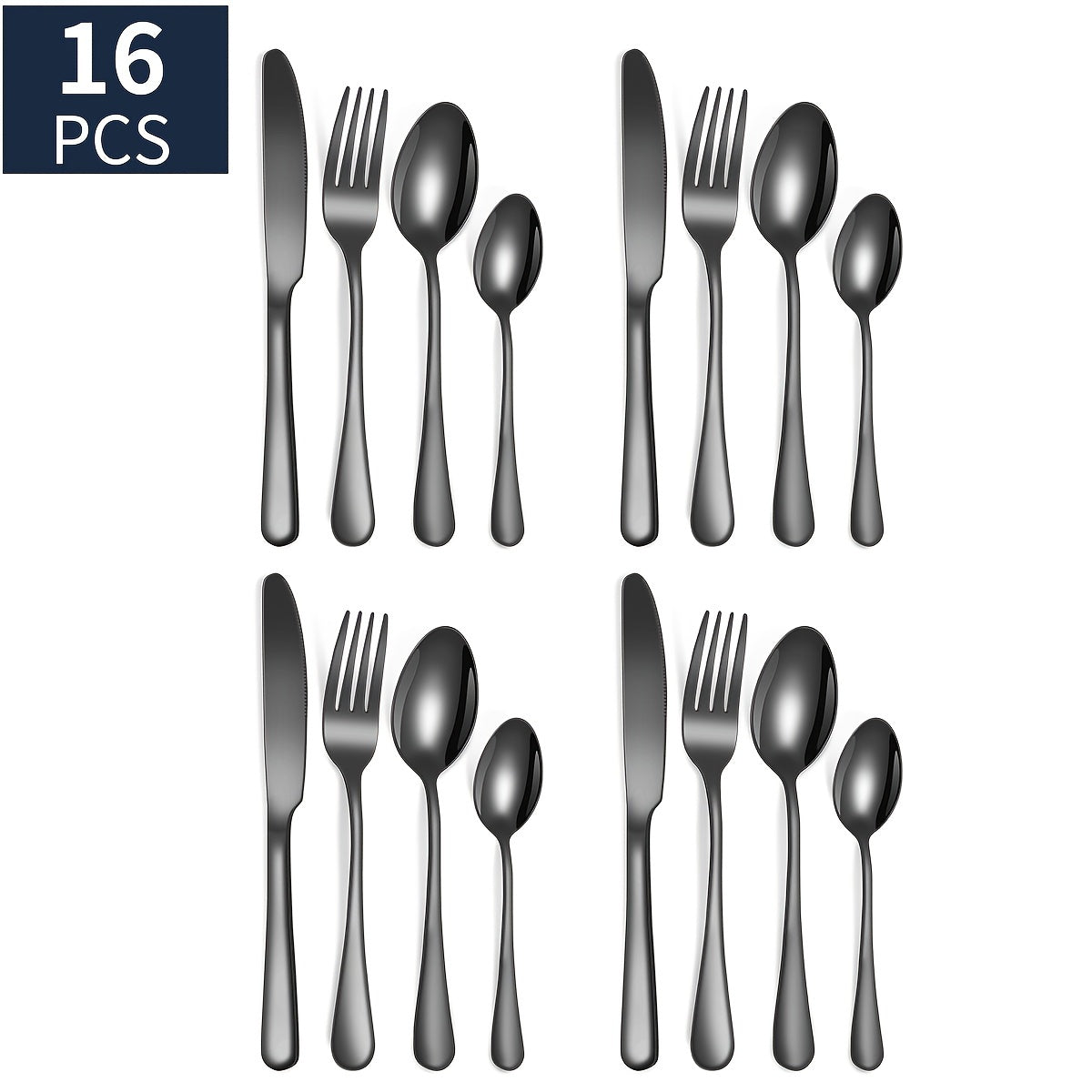 16pcs/24pcs tableware stainless steel knife, fork and spoon set