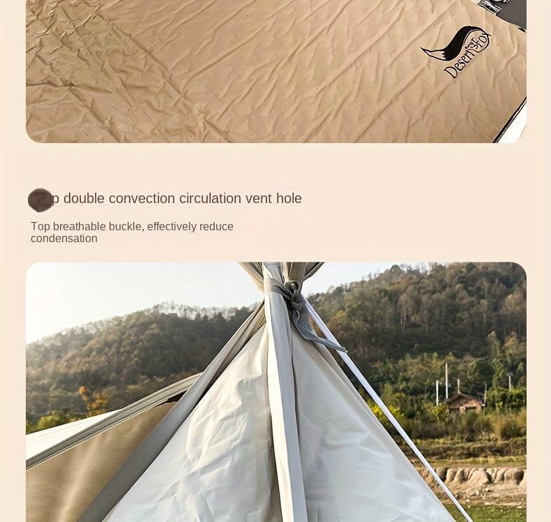 Luxury Pyramid Tent With Sky Curtain