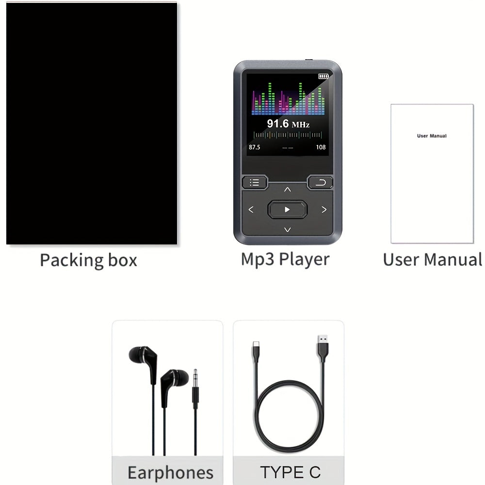 32GB Mini Portable MP3 Player - Exceptional High-Fidelity Sound