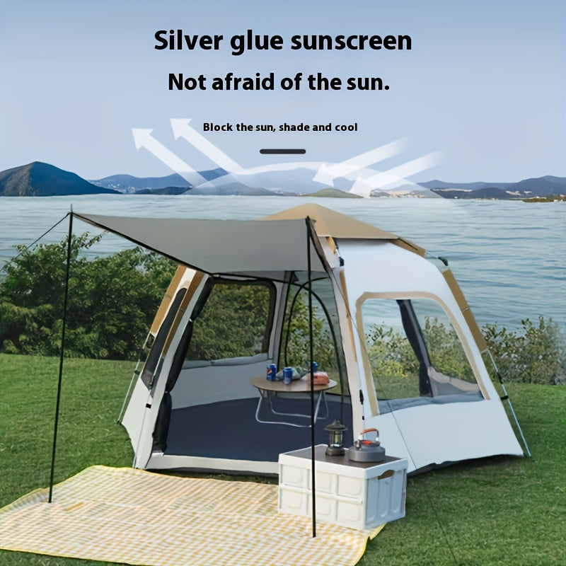 Outdoor Tent Portable Folding Fully Automatic Hexagonal Tent