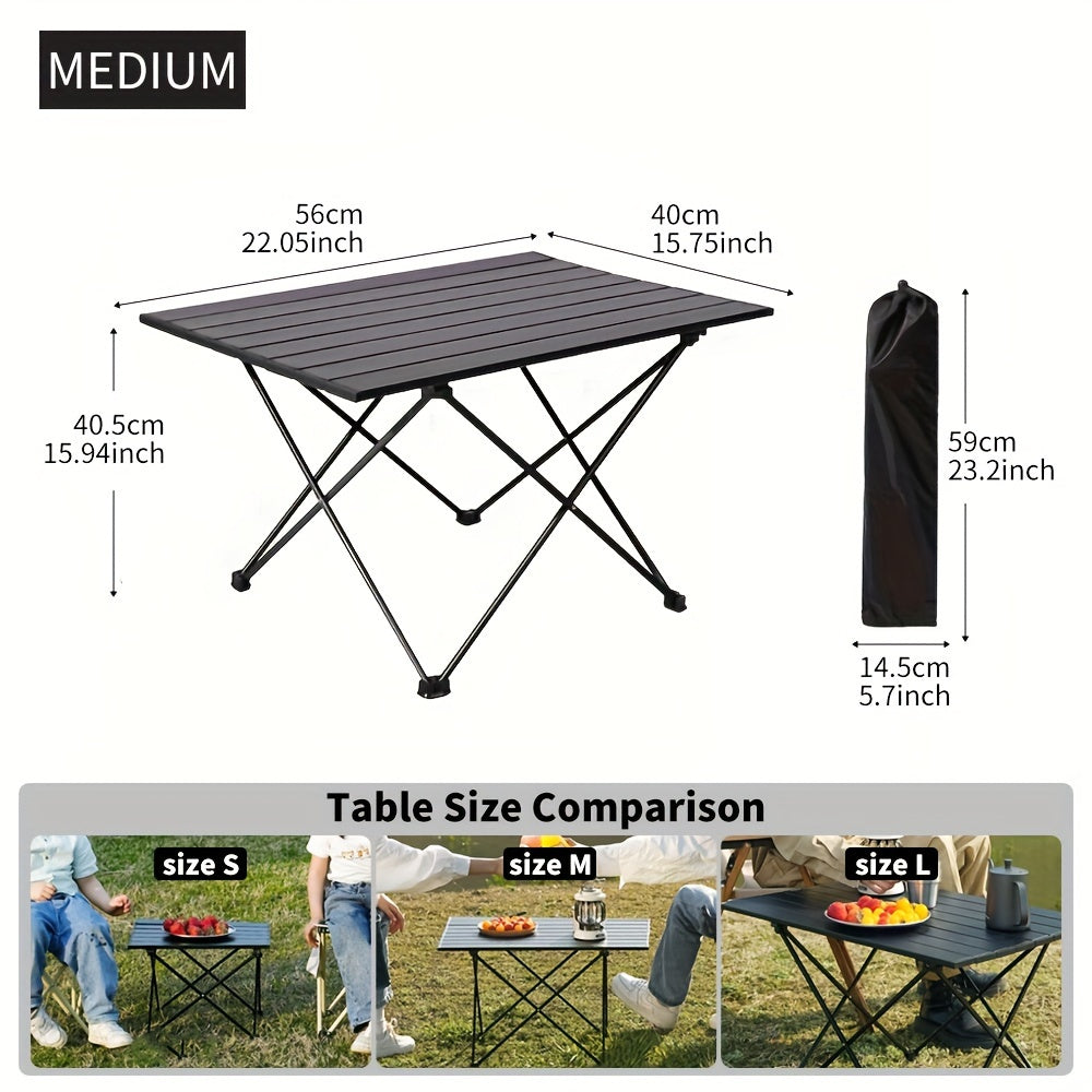 7050 Aluminum Alloy Folding Table, Anti-corrosion, Anti-scratch Foldable Table