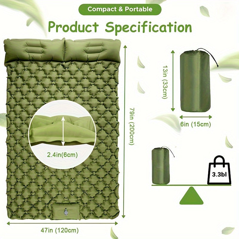 Double Sleeping Pad, Ultra-Light And Compact