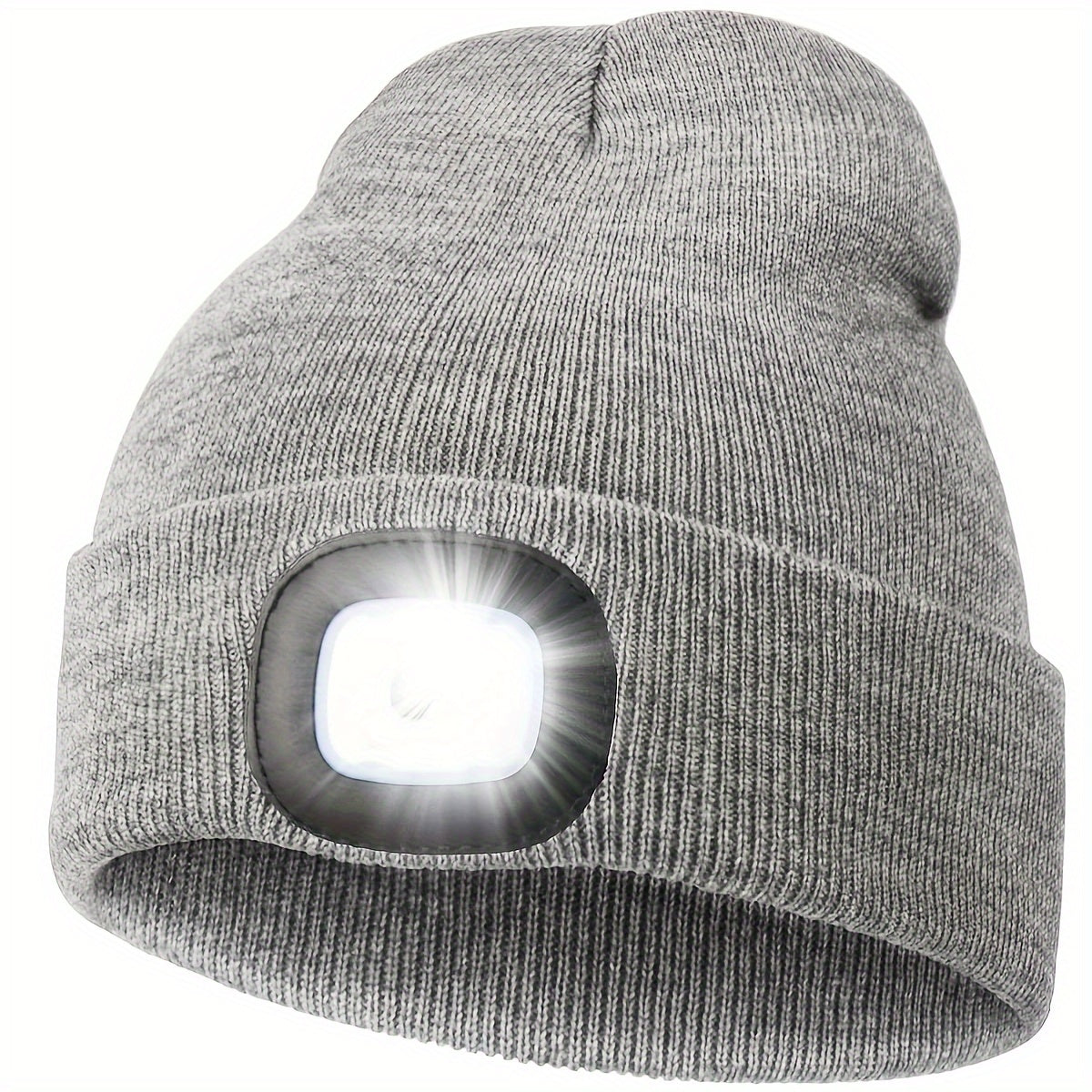 1pc Unisex Beanie Hat With LED Light
