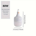 Portable Powerhouse LED Emergency Light - 80W/180W/320W/450W Rechargeable Lantern
