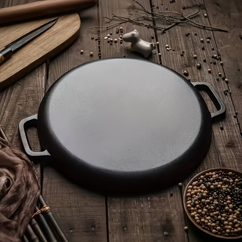 Multi-Function Cast Iron Griddle Skillet - Non-Stick Pan