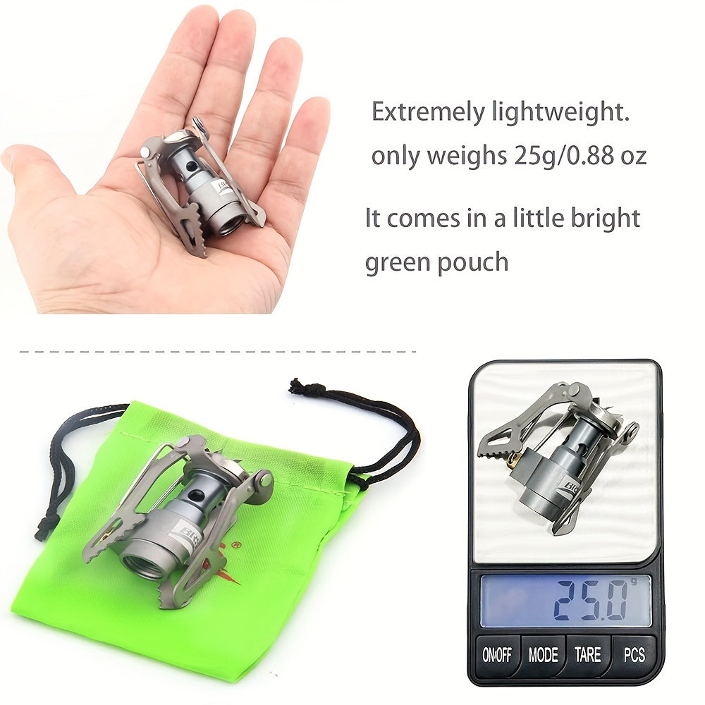 Ultralight Titanium Alloy Backpacking Stove Portable Propane