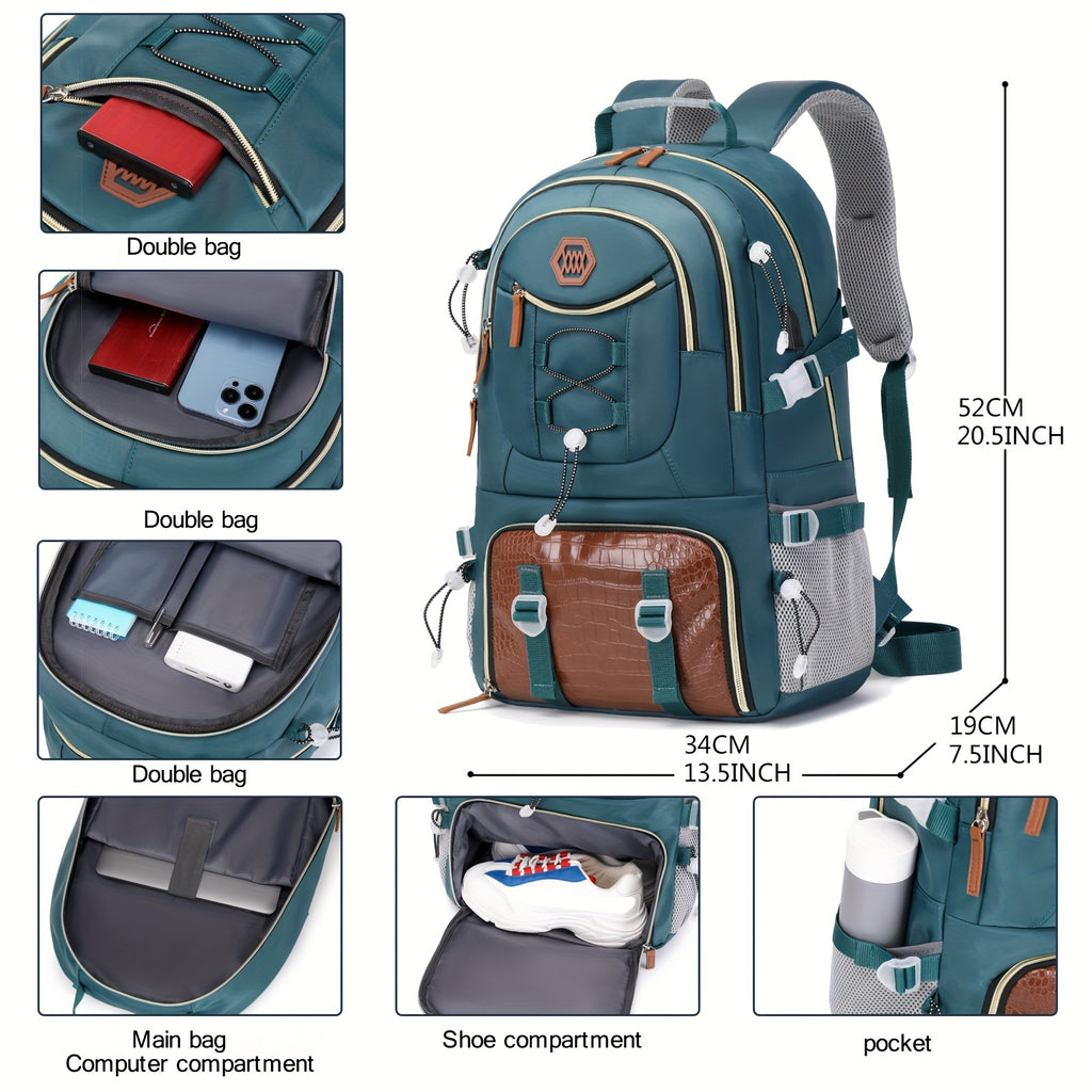 1/2pcs Outdoor Travel Backpack, Waterproof Large Capacity