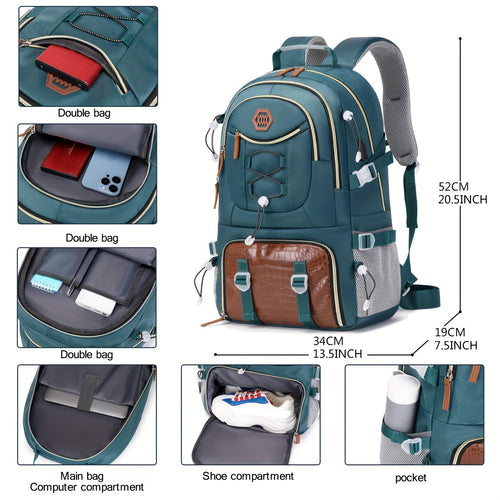 1/2pcs Outdoor Travel Backpack, Waterproof Large Capacity