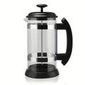 34oz French Press Coffee Maker - Heat-Resistant Thick Glass, 304 Stainless Steel