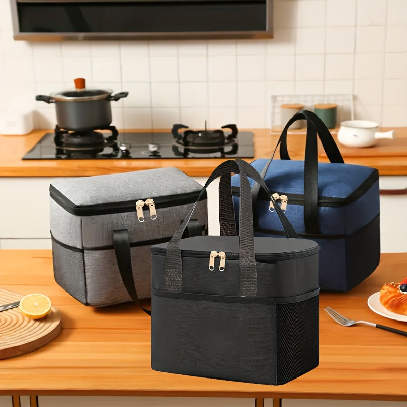 1 Insulated Lunch Bag, Cooler Box Canvas