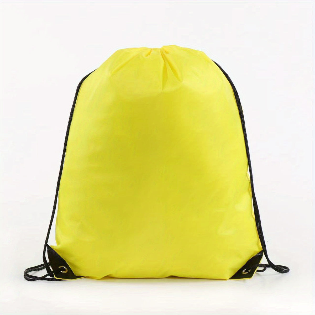 Vibrant Nylon Drawstring Backpack  16"- Lightweight & Durable