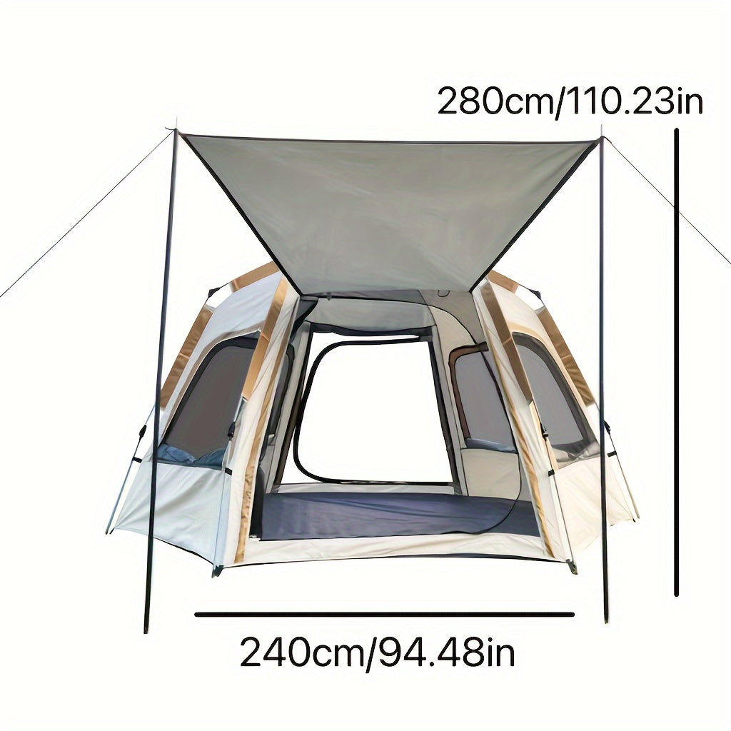 Outdoor Tent Portable Folding Fully Automatic Hexagonal Tent