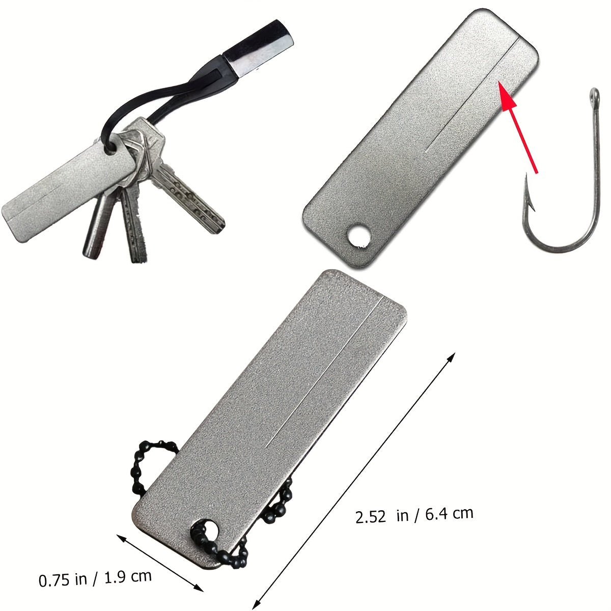 Mini Diamond Pocket Knife Sharpener