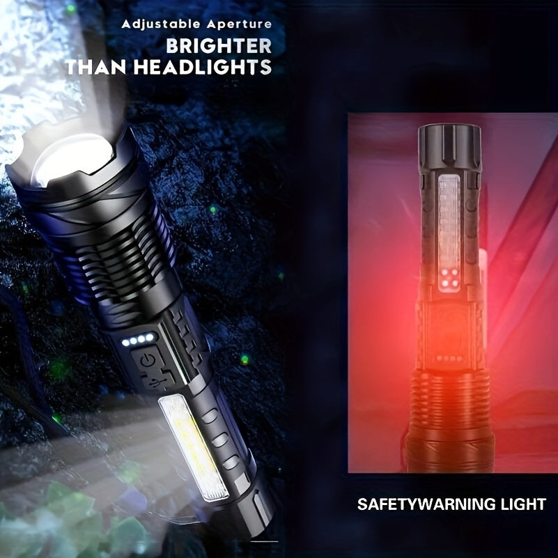 Super Powerful Rechargeable LED Torch Flood Light