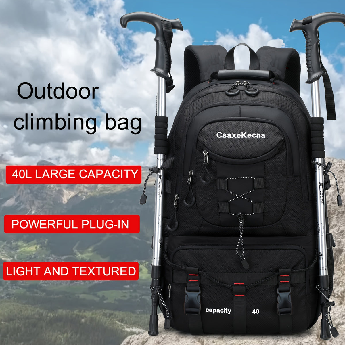 17-inch Laptop Compatible Durable Polyester Backpack