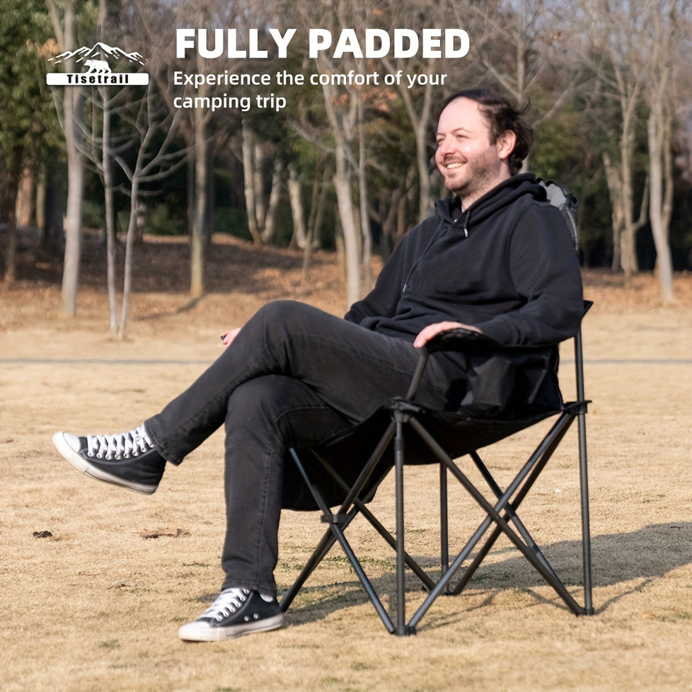 500 LBS Heavy Duty Oversized Camping Chair