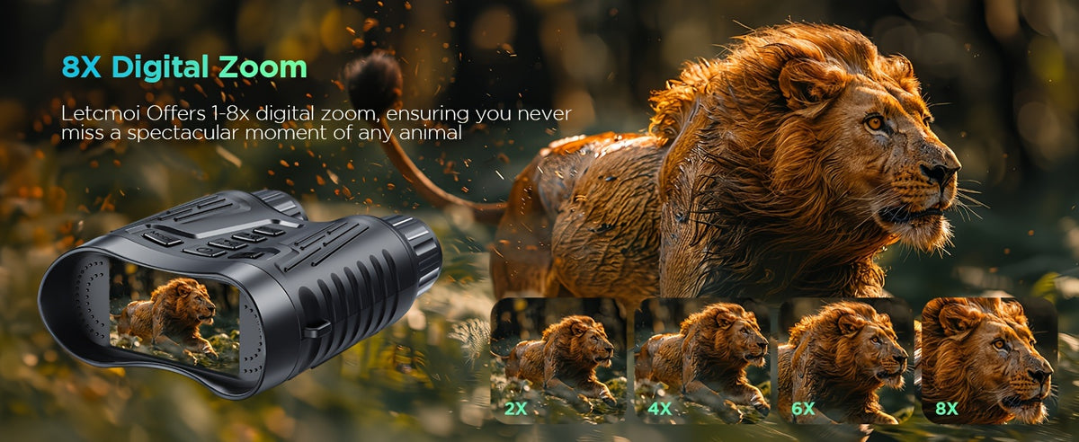High-Definition Infrared Binoculars for Nighttime Use
